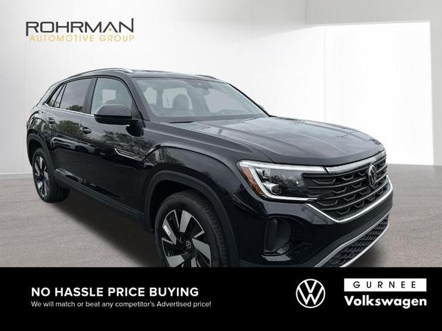 Photo of 2025 Deep Black Pearl Effect Volkswagen Atlas Cross Sport