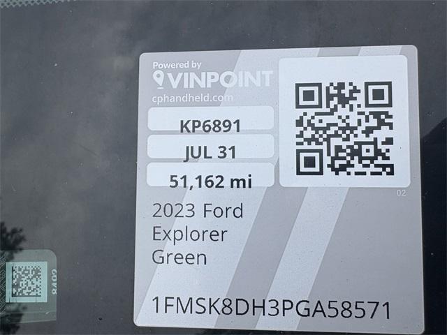 Photo of 2023 Green Metallic Ford Explorer