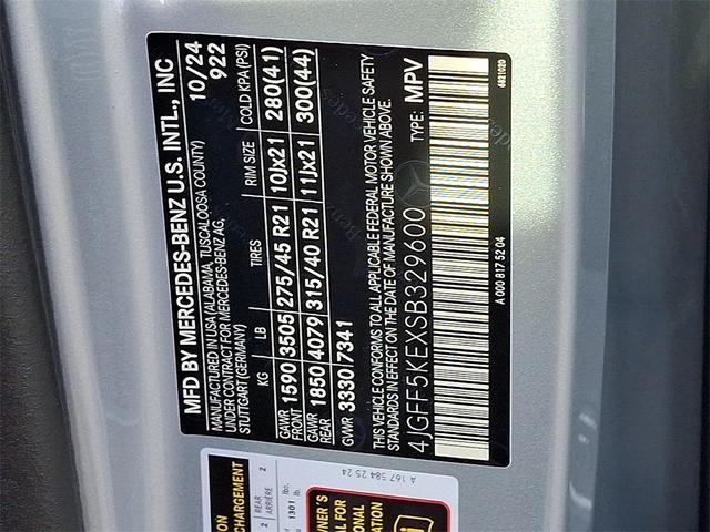 Photo of 2025 Cirrus Silver Metallic Mercedes-Benz GLS 450