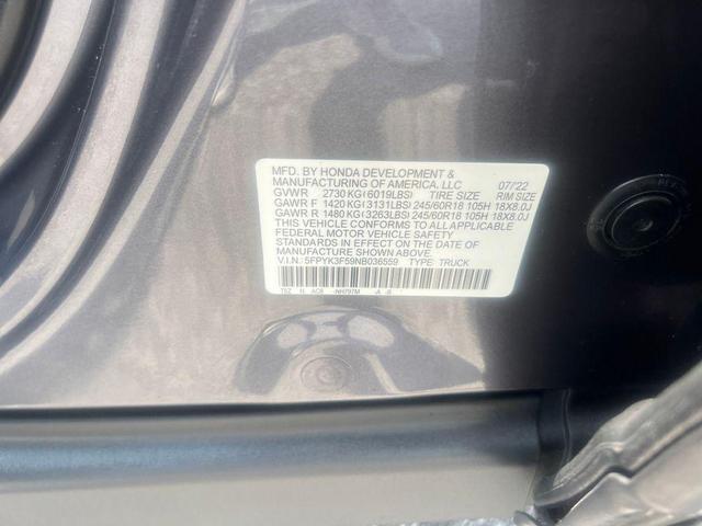 Photo of 2022 Sonic Gray Pearl Honda Ridgeline