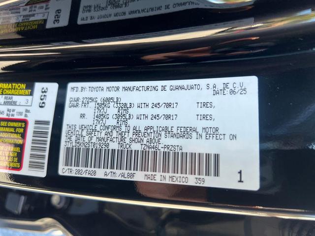 Photo of 2025 Black Toyota Tacoma