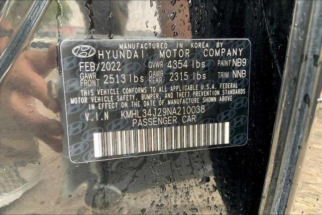 Photo of 2022 Phantom Black Hyundai SONATA