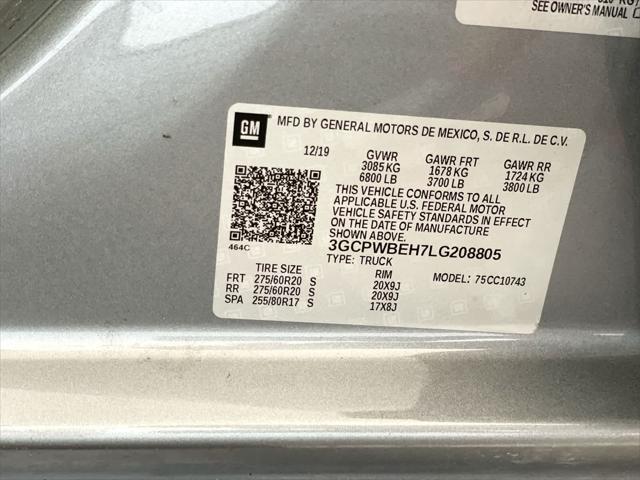 Photo of 2020 Satin Steel Metallic Chevrolet Silverado 1500