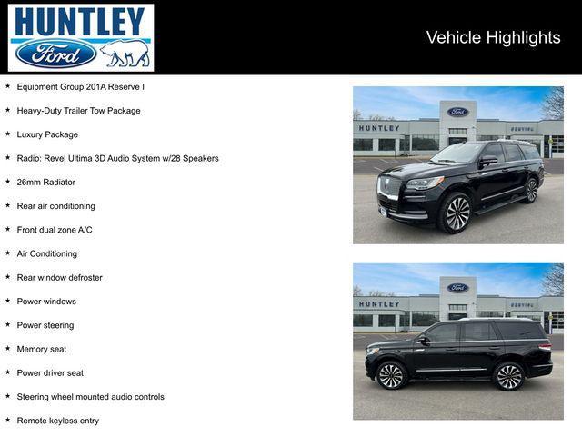 Photo of 2023 Infinite Black Metallic Clearcoat Lincoln Navigator