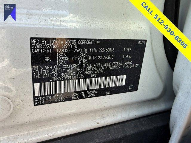 Photo of 2021 Blizzard Pearl / Midnight Black Metallic Toyota RAV4 Hybrid