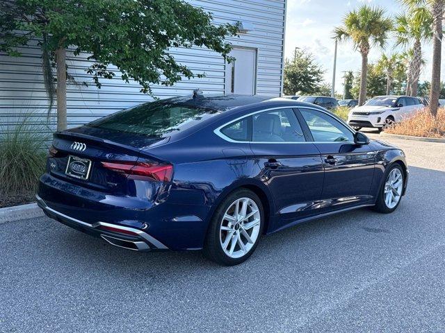 Photo of 2024 Navarra Blue Metallic Audi A5 Sportback