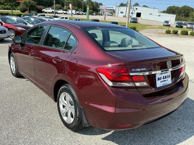 Photo of 2015 Burgundy Honda Civic