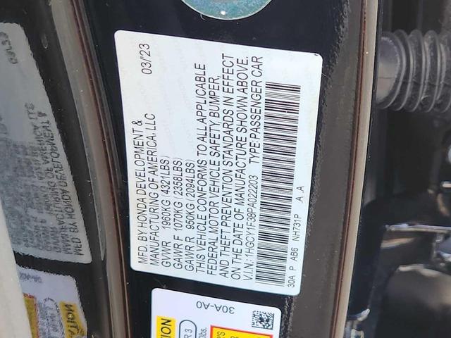 Photo of 2023 Crystal Black Pearl Honda Accord