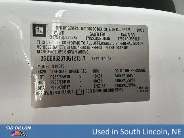 Photo of 2009 White Chevrolet Silverado 1500