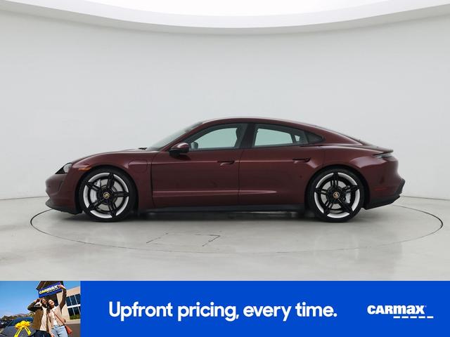 Photo of 2021 Burgundy Porsche Taycan