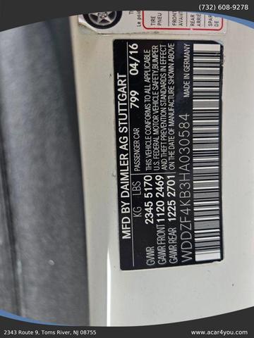 Photo of 2017 White Mercedes-Benz E-Class