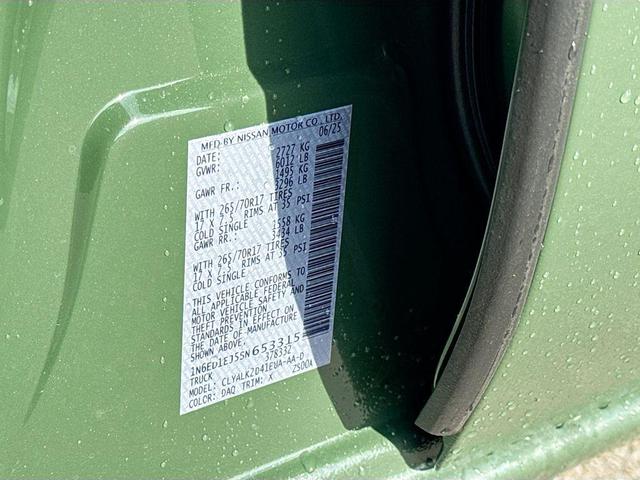 Photo of 2025 Tactical Green Nissan Frontier