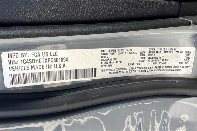 Photo of 2023 Destroyer Gray Clearcoat Dodge Durango