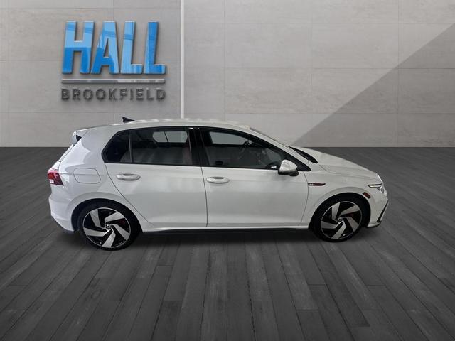 Photo of 2024 Opal White Pearl Effect Volkswagen Golf GTI
