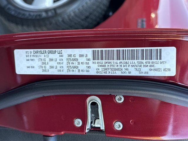 Photo of 2013 Deep Cherry Red Crystal Pearlcoat RAM 1500