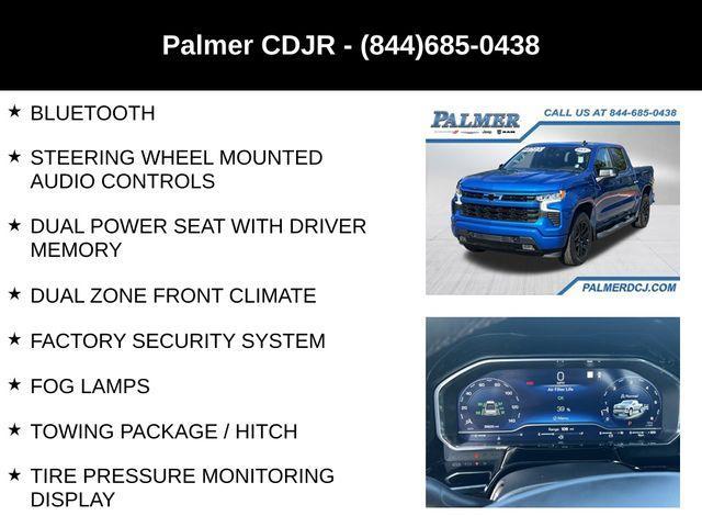 Photo of 2023 Glacier Blue Metallic Chevrolet Silverado 1500
