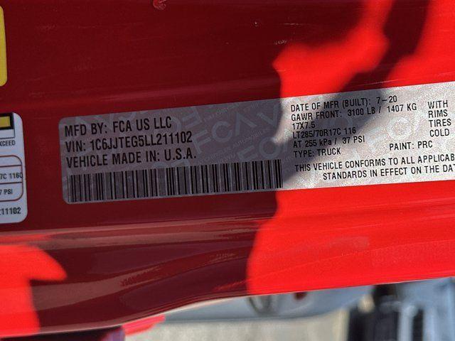 Photo of 2020 Firecracker Red Clearcoat Jeep Gladiator