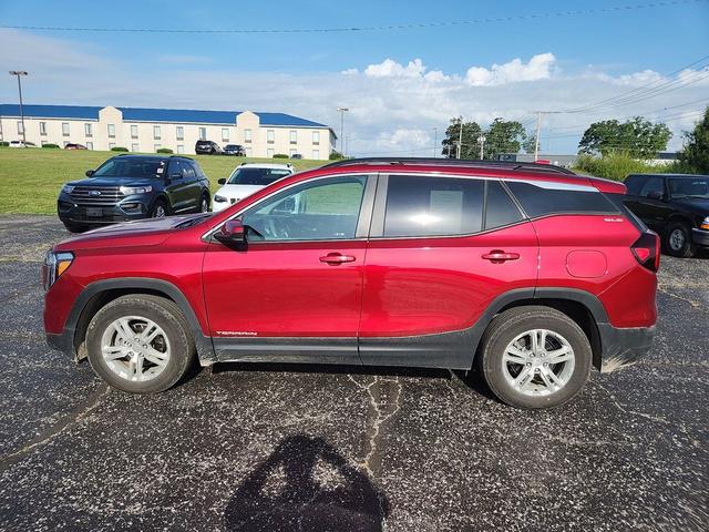 Photo of 2023 Volcanic Red Tintcoat GMC Terrain