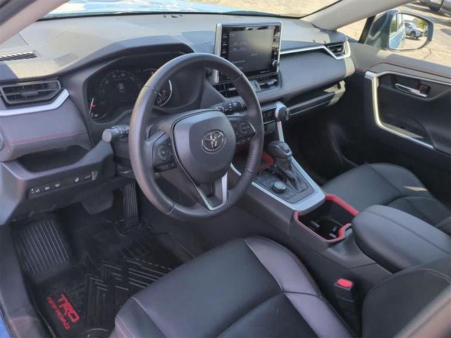 Photo of 2022 Cavalry Blue w/Ice Edge Roof Toyota RAV4