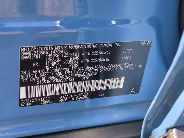 Photo of 2022 Cavalry Blue w/Ice Edge Roof Toyota RAV4
