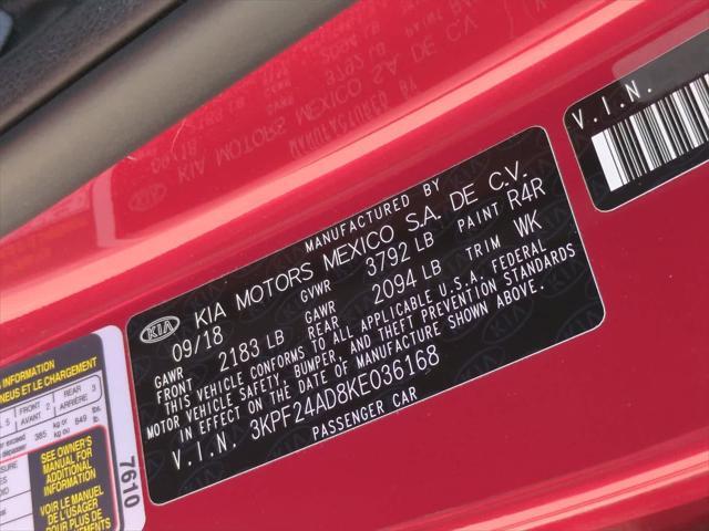 Photo of 2019 Currant Red Kia Forte