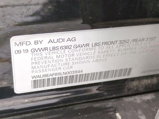 Photo of 2020 Mythos Black Metallic Audi A8