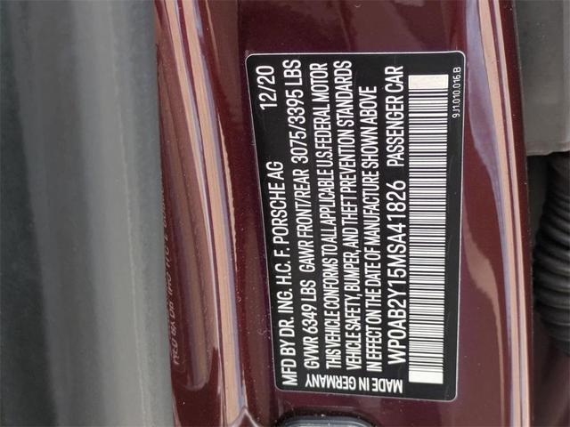 Photo of 2021 Carmine Red Porsche Taycan