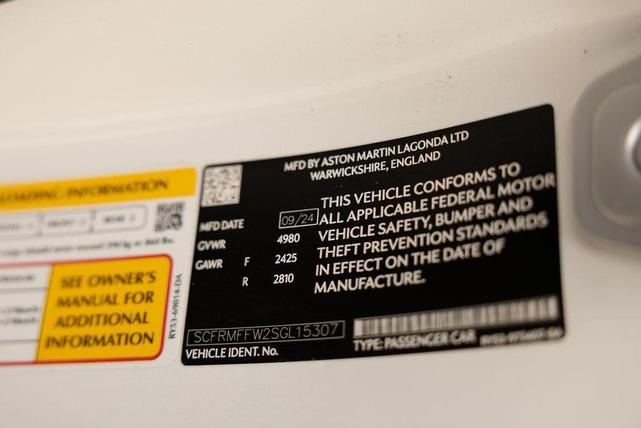 Photo of 2025 WHITE Aston Martin DB12