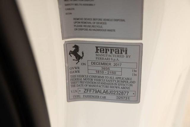 Photo of 2018 Bianco Avus Ferrari 488 GTB
