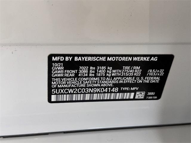 Photo of 2022 Alpine White BMW X7