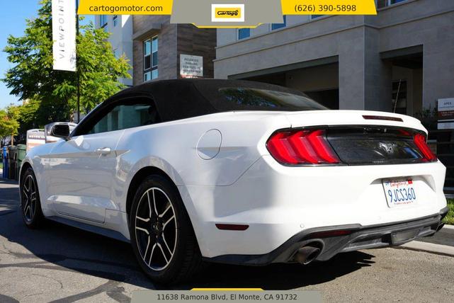 Photo of 2021 White Ford Mustang