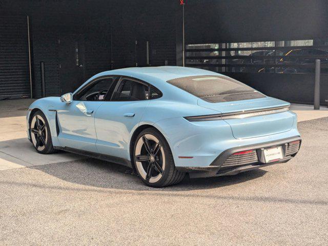 Photo of 2025 Frozen Blue Metallic Porsche Taycan