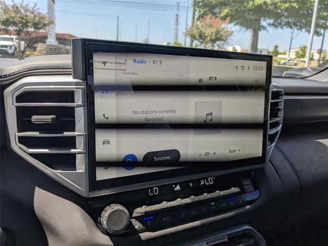 Photo of 2025 Midnight Black Metallic Toyota Tundra Hybrid