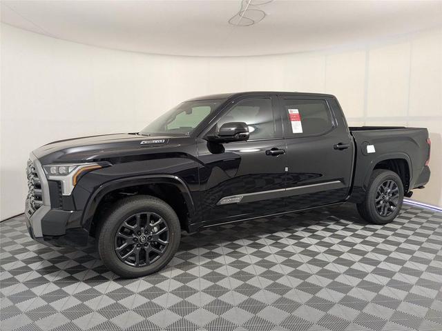 Photo of 2025 Midnight Black Metallic Toyota Tundra Hybrid