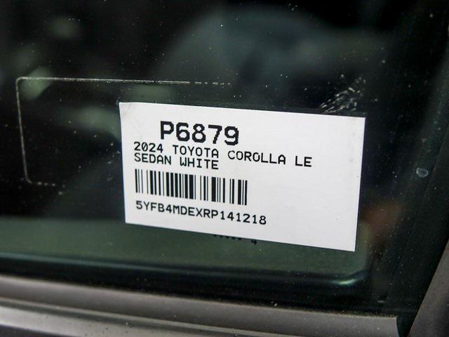 Photo of 2024 Ice Cap Toyota Corolla