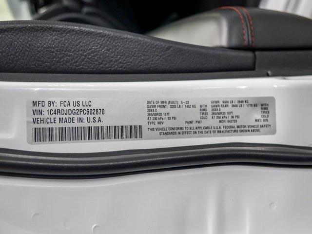 Photo of 2023 White Knuckle Clearcoat Dodge Durango