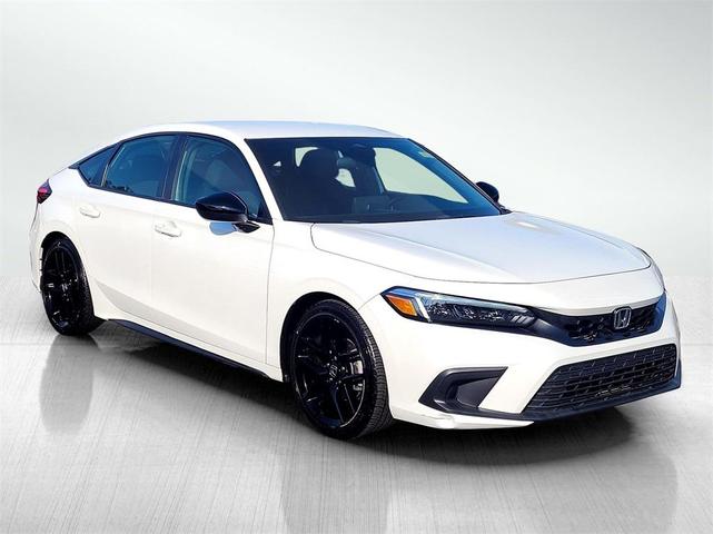 Photo of 2023 Platinum White Pearl Honda Civic