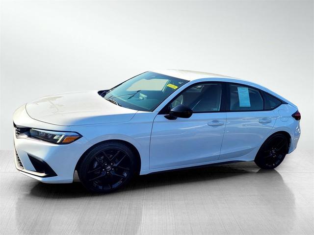 Photo of 2023 Platinum White Pearl Honda Civic
