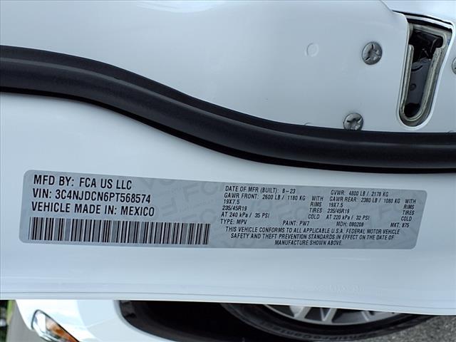 Photo of 2023 Bright White Clearcoat Jeep Compass