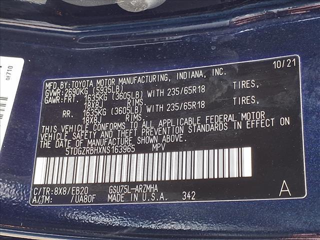 Photo of 2022 Blueprint Toyota Highlander