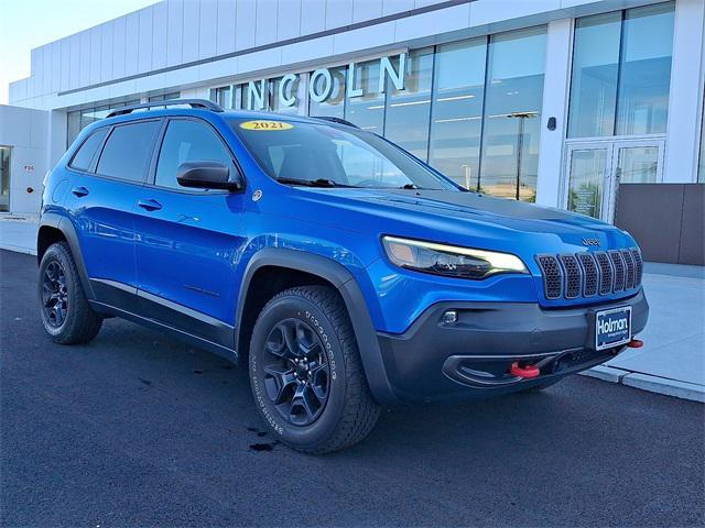 Photo of 2021 Hydro Blue Pearlcoat Jeep Cherokee