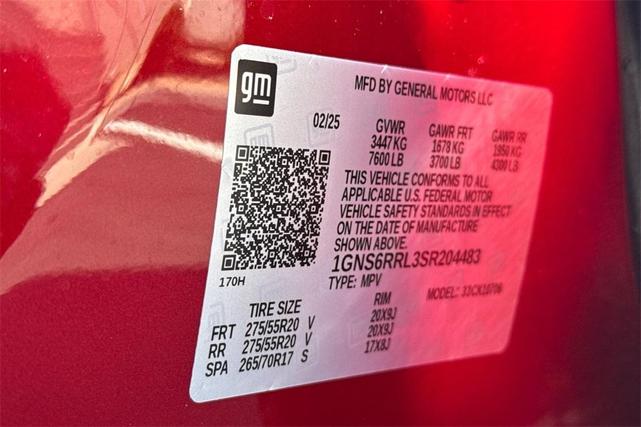 Photo of 2025 Radiant Red Chevrolet Tahoe