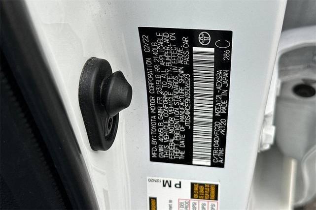 Photo of 2022 White Toyota Corolla