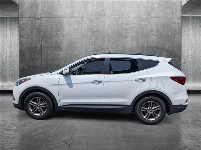 Photo of 2018 Pearl White Hyundai Santa Fe Sport