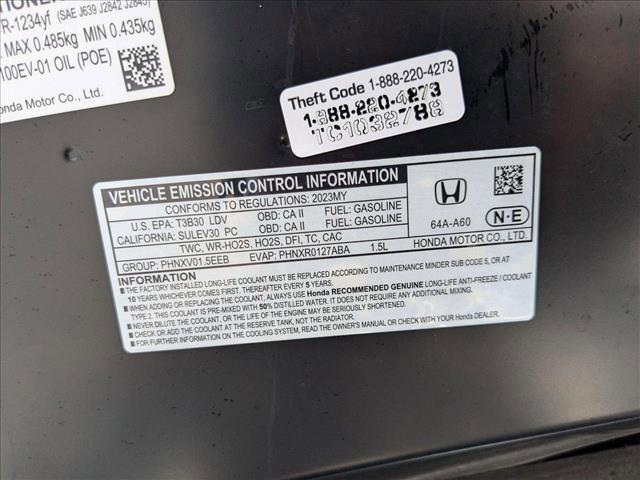 Photo of 2023 Crystal Black Pearl Honda Civic