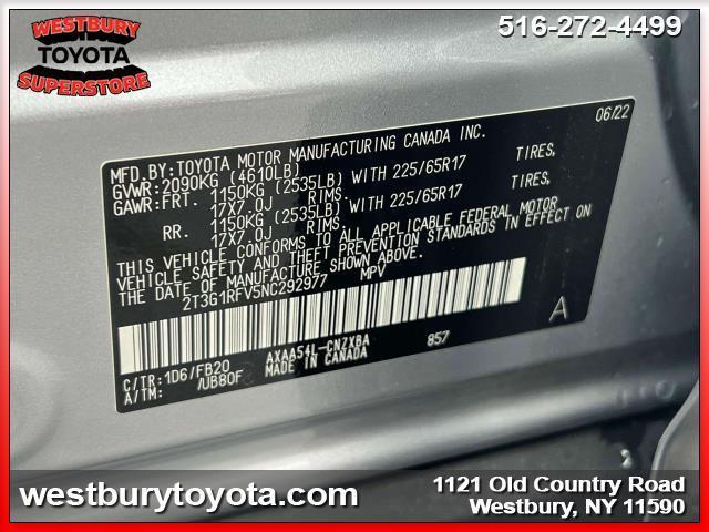 Photo of 2022 Silver Sky Metallic Toyota RAV4