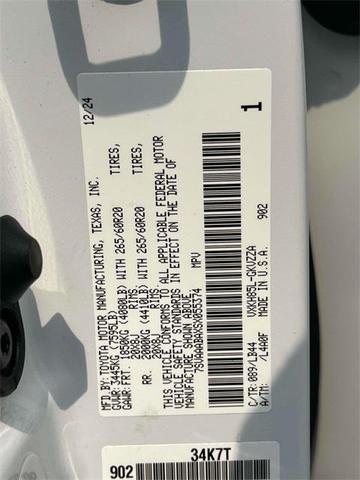 Photo of 2025 Wind Chill Pearl Toyota Sequoia