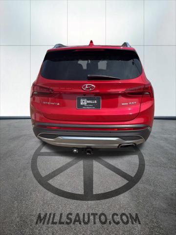 Photo of 2022 Calypso Red Hyundai SANTA FE