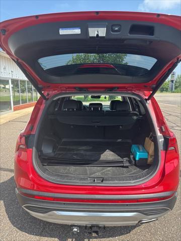 Photo of 2022 Calypso Red Hyundai SANTA FE