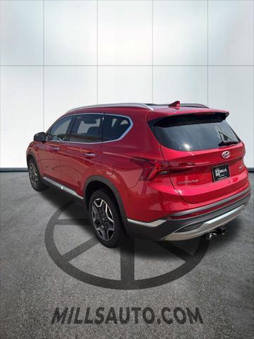 Photo of 2022 Calypso Red Hyundai SANTA FE